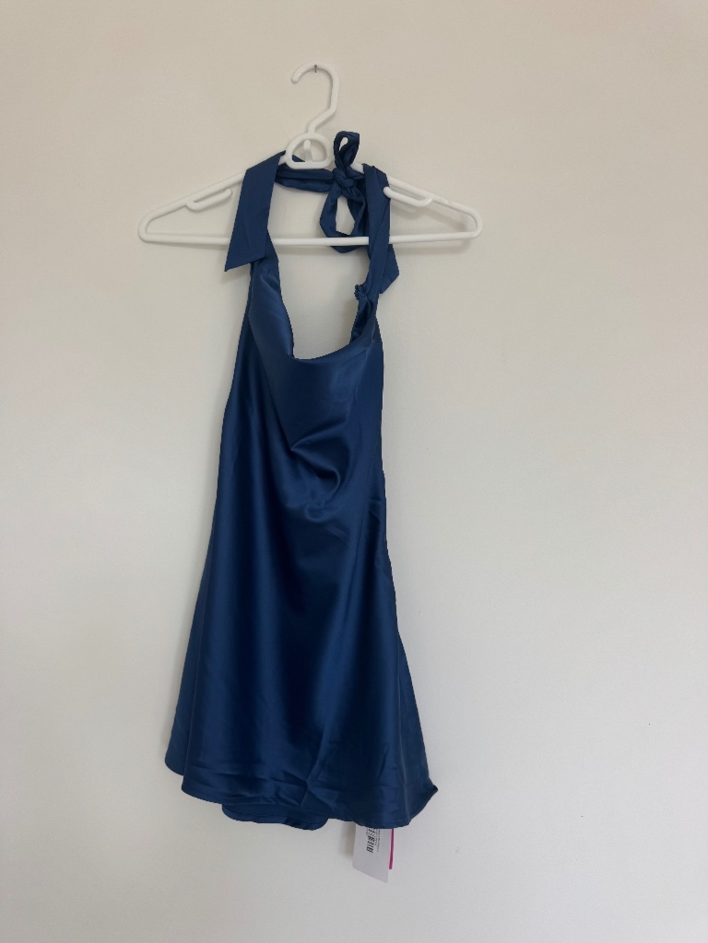 beginnings Ellie navy strapless mini dress